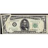 Image 1 : 1950B $5 Federal Reserve Note Gutter Fold Error