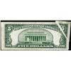 Image 2 : 1950B $5 Federal Reserve Note Gutter Fold Error