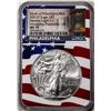 Image 1 : 2021(P) Type 1 $1 American Silver Eagle Coin NGC MS70 Early Releases Philadelphia Flag