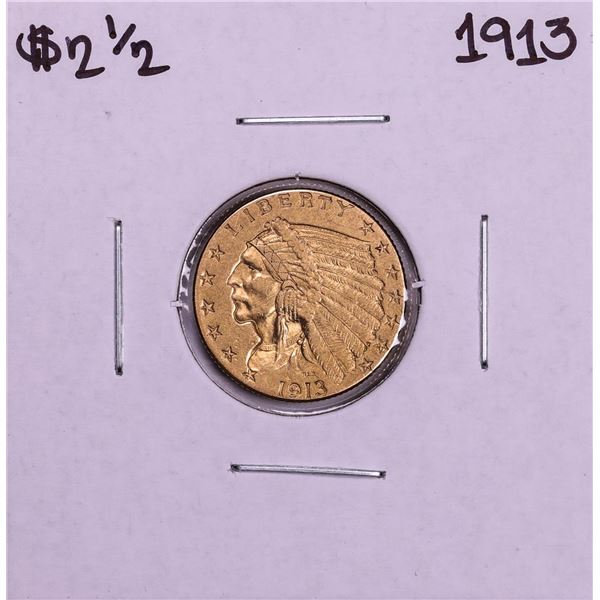 1913 $2 1/2 Indian Head Quarter Eagle Gold Coin