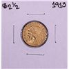 1913 $2 1/2 Indian Head Quarter Eagle Gold Coin