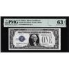 Image 1 : 1928A $1 Funnyback Silver Certificate Note Fr.1601 PMG Choice Uncirculated 63EPQ