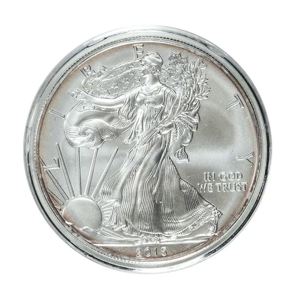 2015-W $1 Burnished American Silver Eagle Coin