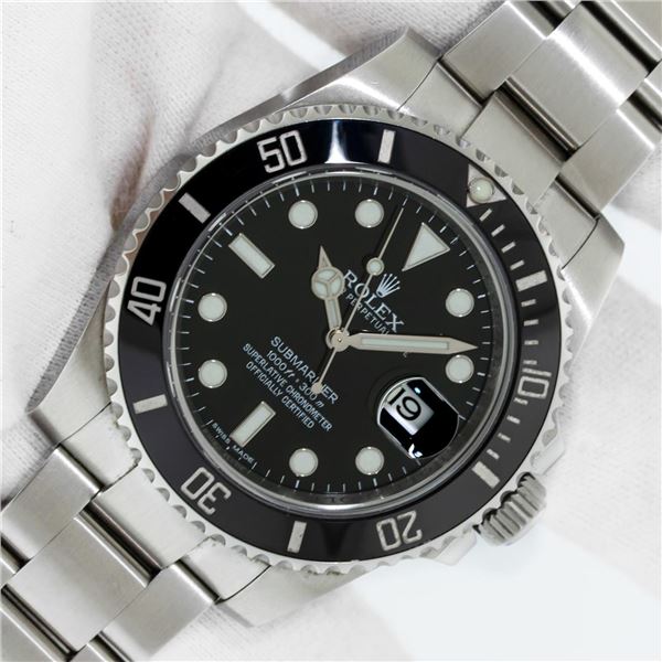 Rolex Men's Stainless Steel Submariner Wristwatch