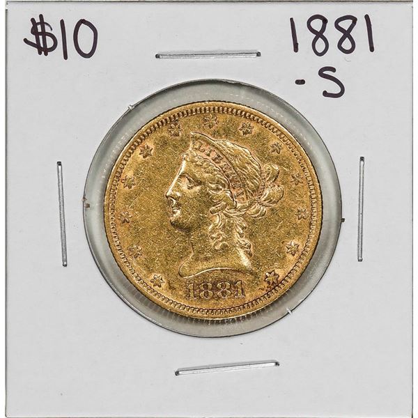 1881-S $10 Liberty Head Eagle Gold Coin