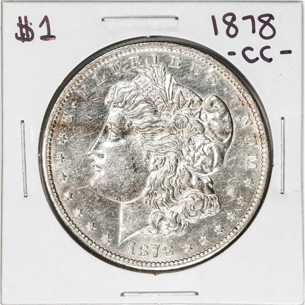 1878-CC $1 Morgan Silver Dollar Coin