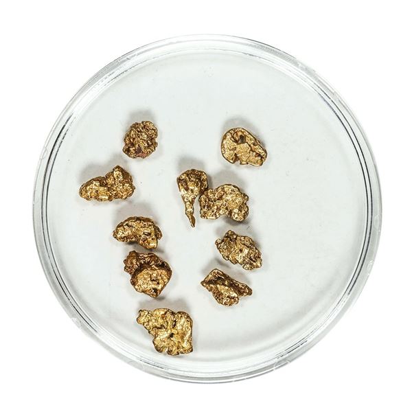 Gold Nuggets 2.73 Grams Total Weight