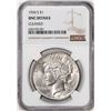 Image 1 : 1934-S $1 Peace Silver Dollar Coin NGC UNC Details