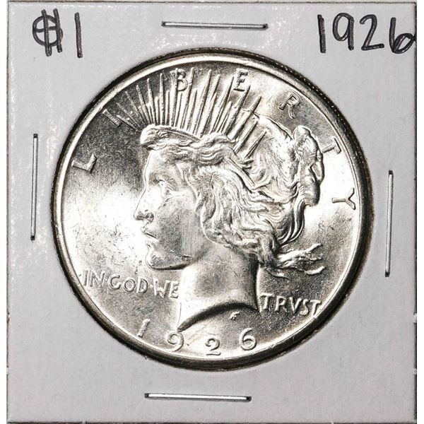 1926 $1 Peace Silver Dollar Coin