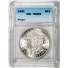 1921 $1 Morgan Silver Dollar Coin ICG MS65