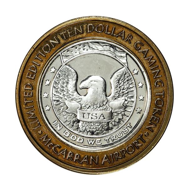 .999 Silver McCarran International Airport Las Vegas, NV $10 Limited Gaming Token