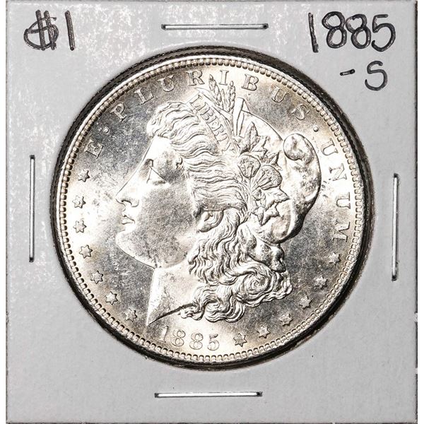 1885-S $1 Morgan Silver Dollar Coin