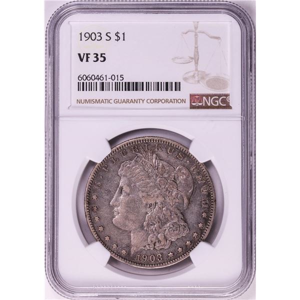 1903-S $1 Morgan Silver Dollar Coin NGC VF35