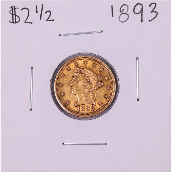 1893 $2 1/2 Liberty Head Quarter Eagle Gold Coin