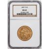 1893 $10 Liberty Head Eagle Gold Coin NGC MS62