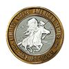 Image 2 : .999 Silver Geronimo Apache $10 Casino Limited Native American Series Gaming Token