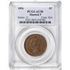 1856 Slanted 5 Coronet Head Large Cent Coin PCGS AU58