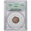 Image 1 : 1886 Proof Seated Liberty Dime Coin PCGS PR65 Old Green Holder