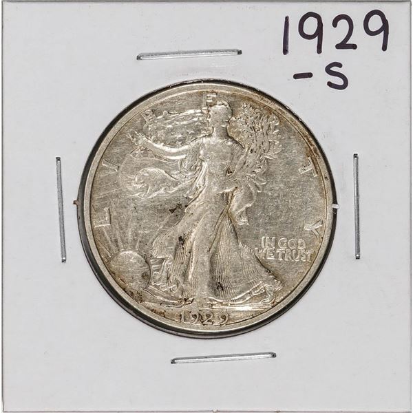 1929-S Walking Liberty Half Dollar Coin