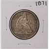 Image 1 : 1871 Seated Liberty Half Dollar Coin