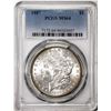Image 1 : 1887 $1 Morgan Silver Dollar Coin PCGS MS64
