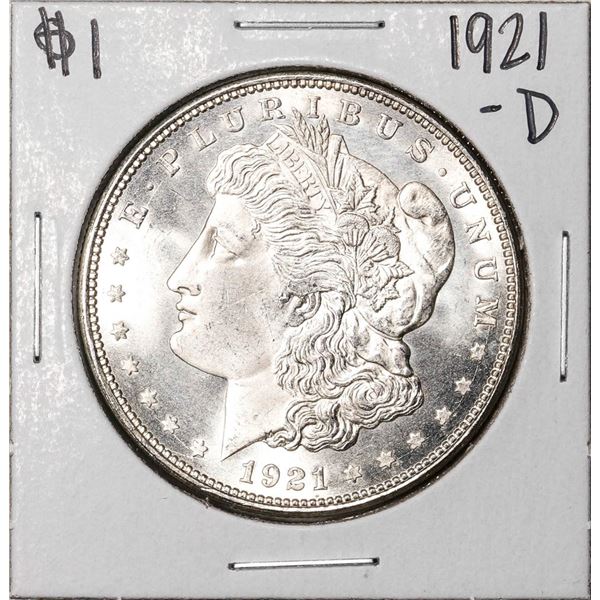 1921-D $1 Morgan Silver Dollar Coin