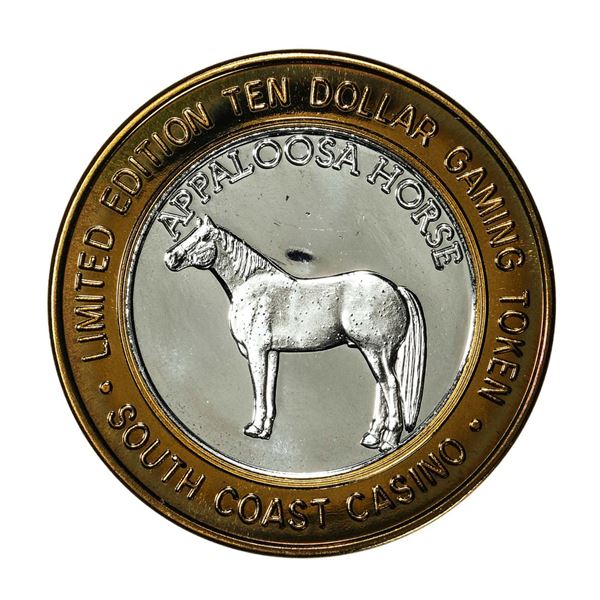 .999 Fine Silver South Coast Casino Las Vegas, NV $10 Limited Edition Gaming Token