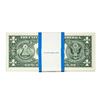 Image 2 : Pack of (100) Consecutive Barr 1963B $1 Federal Reserve Notes Kansas City