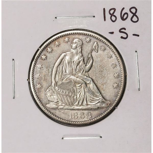 1868-S Seated Liberty Half Dollar Coin