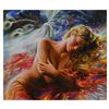 Image 1 : Arkady Ostritzky "Embrace" Limited Edition Serigraph On Canvas