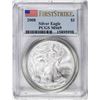 Image 1 : 2008 $1 American Silver Eagle Coin PCGS MS69 First Strike