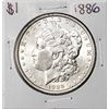 Image 1 : 1886 $1 Morgan Silver Dollar Coin