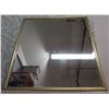 Image 1 : Large Framed Wall Mirror, Gold Tone 45" x 51"