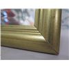 Image 2 : Large Framed Wall Mirror, Gold Tone 45" x 51"