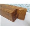 Image 6 : Long Natural Teak Bowl (Magazine Rack), Made in Indonesia 43" x 8" x 7"H