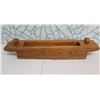 Image 1 : Long Natural Teak Bowl (Magazine Rack), Made in Indonesia 43" x 8" x 7"H