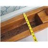 Image 9 : Long Natural Teak Bowl (Magazine Rack), Made in Indonesia 43" x 8" x 7"H