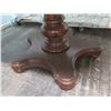 Image 8 : Wooden Oval / Round Table w/ Leaf Insert & Pedestal Base 65" x 45" x 31"H
