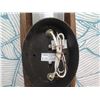 Image 3 : Wooden Canoe-Shaped Wall Sconce Lamp 32"L x 4"H