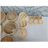 Image 3 : Qty 7 Japan Bargain Bamboo Steamers, Misc Sizes 3" - 12" Dia