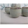 Image 2 : Sake Set w/ Decanter 4.5"H & 4 Cups 1.5"H Made in Japan in Original Box
