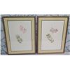 Image 1 : Qty 2 Leaf Artwork, Framed & Matted, 19"x25"