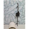 Image 2 : Branch Motif Wall-Mount Lamp 30"L w/ Shade 8" Dia, 10"L