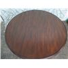 Image 2 : Bernhardt 308-272 Round Dining Table w/ Pedestal Base 45" Dia, 31"H (extension leaf not included)