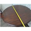 Image 8 : Bernhardt 308-272 Round Dining Table w/ Pedestal Base 45" Dia, 31"H (extension leaf not included)