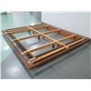 Image 8 : Wooden Bed Frame 94" x 80" x 8"H