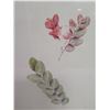 Image 2 : Qty 2 Leaf Print Artwork, Framed & Matted 19"x25"