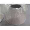 Image 2 : Qty 8 Round White Lampshades 5" Dia (top) 12" Dia (bottom), 7"H (New)