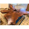 Image 2 : Very Lrg, Solid Wood Live Edge Table, Approx. 66"x86"x19"H (Heavy) - Leg support piece broken off