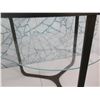 Image 3 : Round Two-Tier Espresso Side Table w/ Glass Top, 30" Dia, 26"H (Bistro Ht), Removable Glass